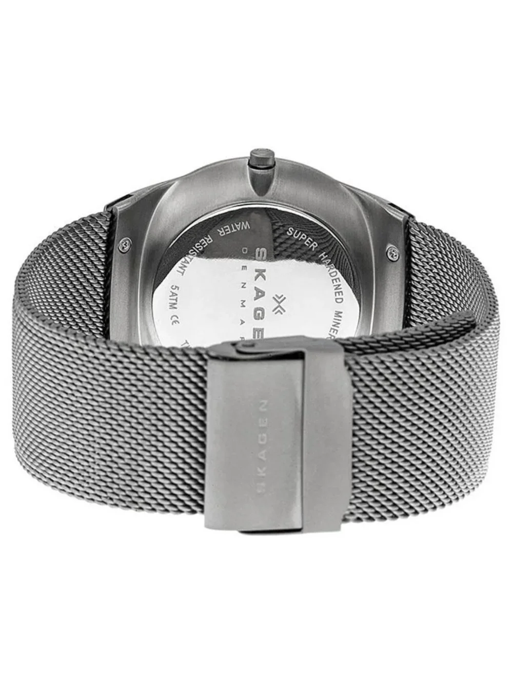 NWT Skagen Melbye Grey Dial Grey Mesh Men's Watch